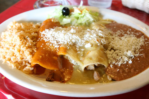 Enchilada Dinner Plate